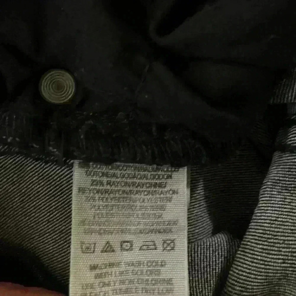 Free People Black Distressed Skinny Jeans Cotton Blend - Picture 9 of 9